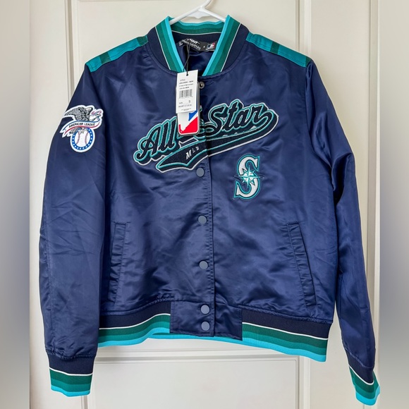 Pro Standard MLB ALL STAR 2023 Seattle Mariners Women’s Satin Jacket Size S - Picture 1 of 3